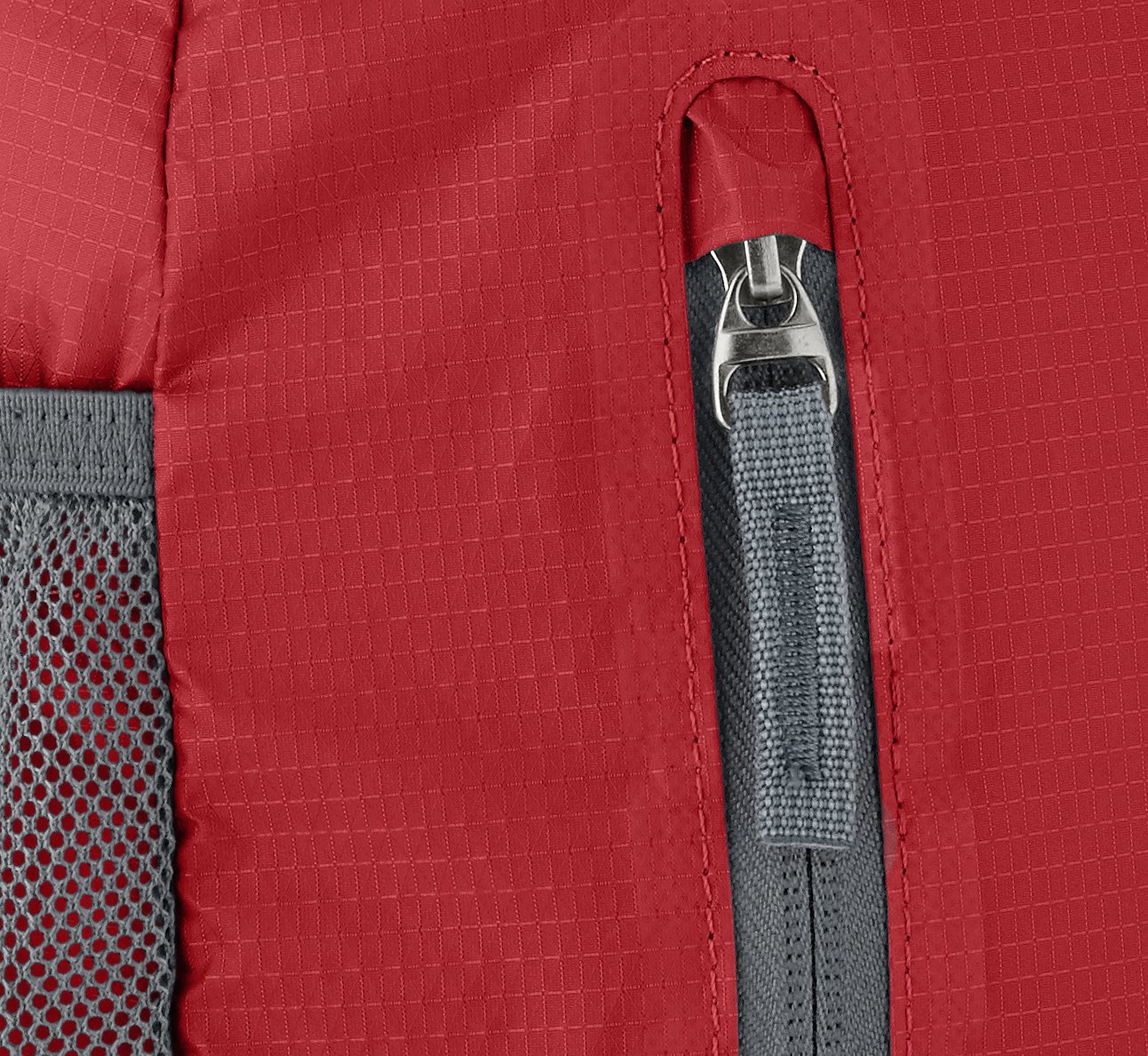 AmazonBasics 可摺疊遠足背囊｜25 L・紅色・圖片 4