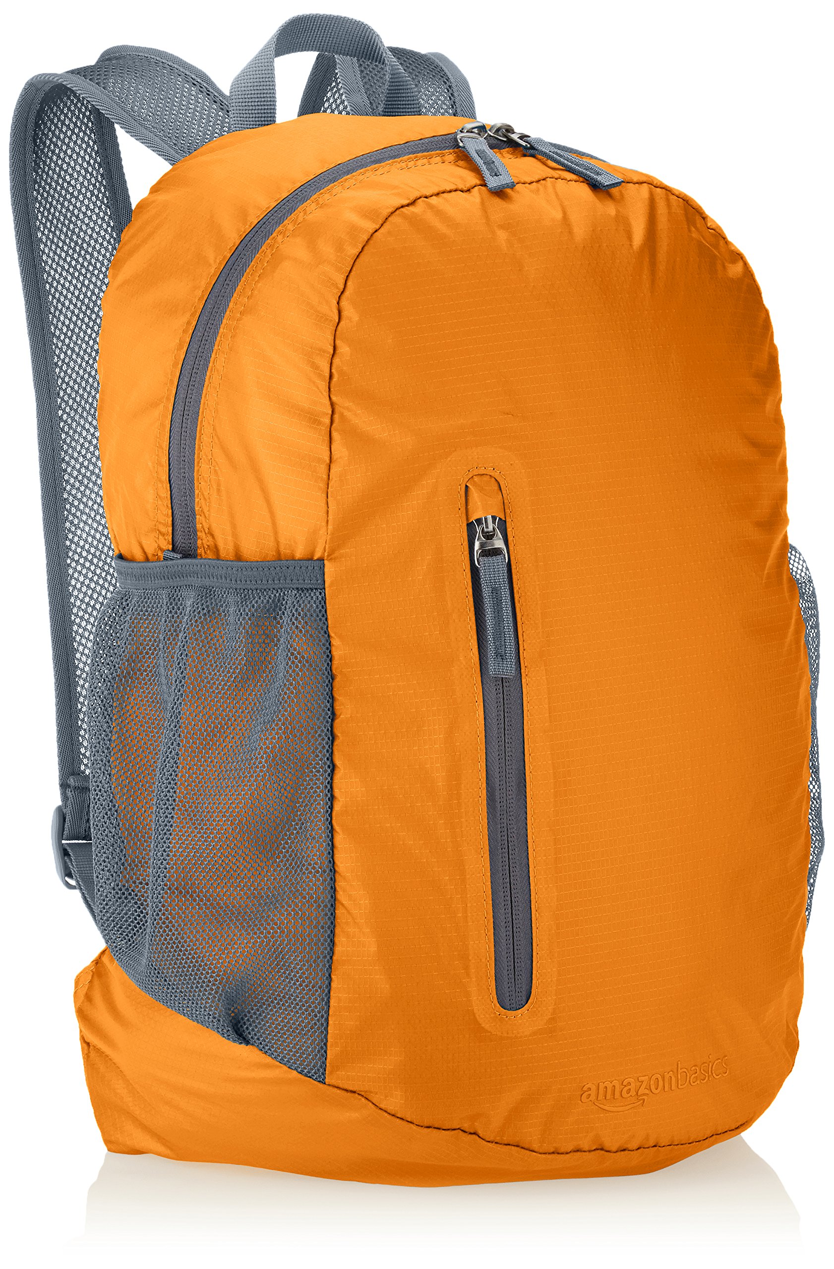 AmazonBasics 可摺疊遠足背囊｜25 L・橙色