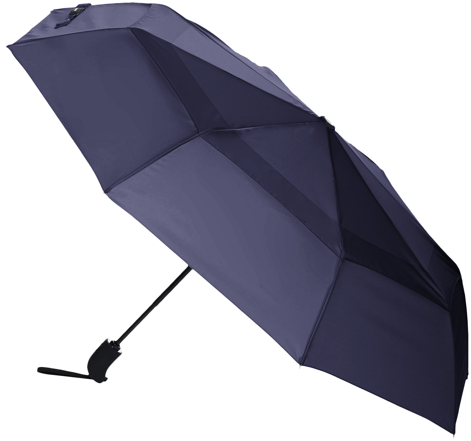 AmazonBasics 自動開旅行雨傘｜海軍藍