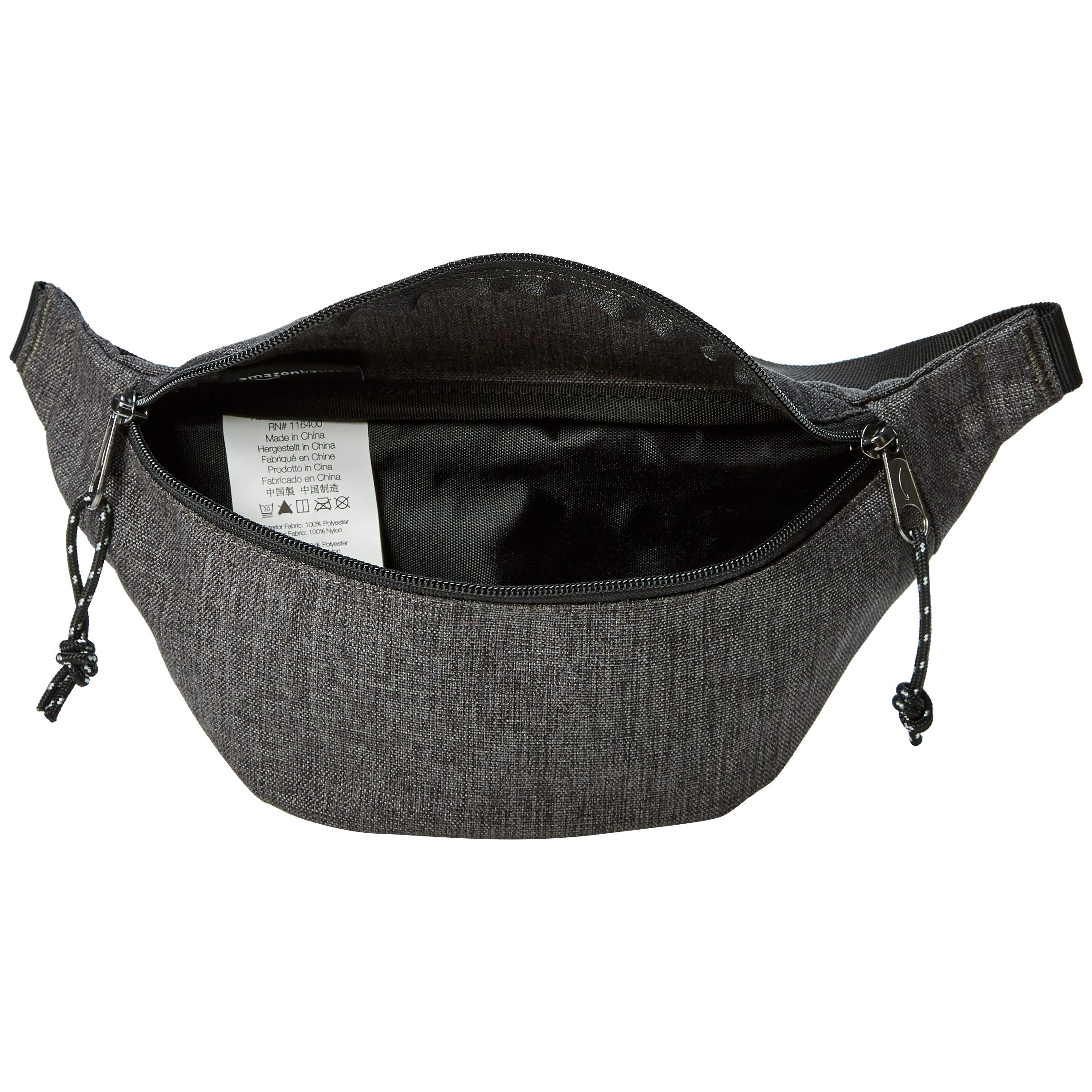AmazonBasics 雙袋腰包｜3 L・灰色・圖片 5
